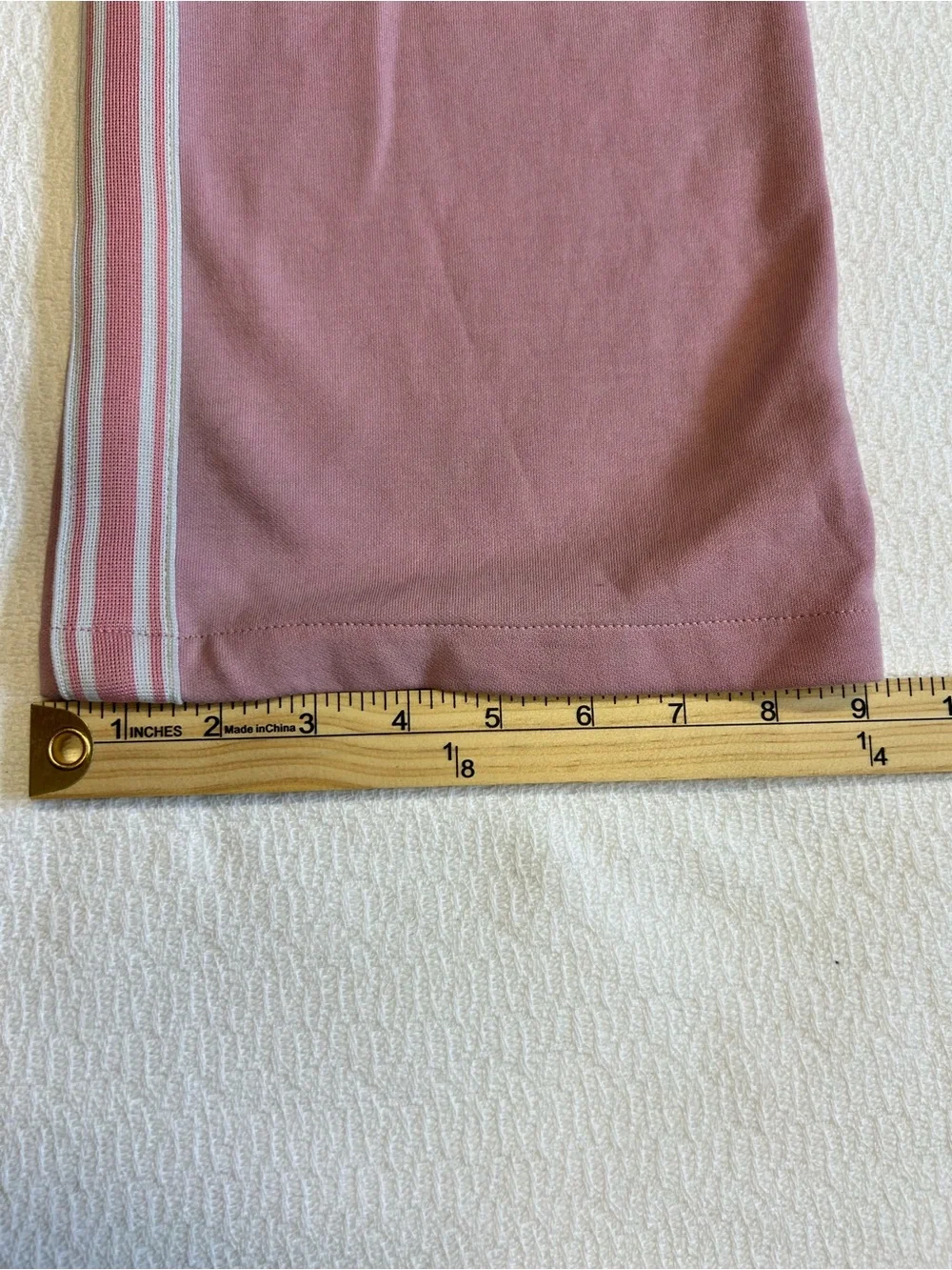 Roxy Girl XL Pink Wide-Leg Striped “Surf Your Love” Track Pants